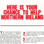 RUC Police Primacy' policy recruitment leaflet