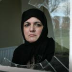 close up of hate crime poster