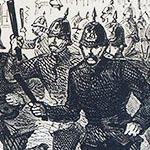 Illustration of Belfast riots 1886